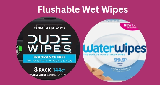 Flushable Wet Wipes