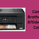 Can the Brother MFC 870dwi Print Color?